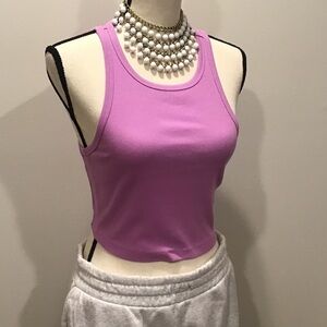 Neon purple tank top (L)